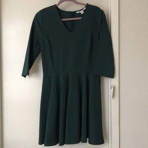 Diane von Furstenberg Jeannie V-neck Elbow Dress